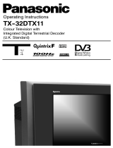 Panasonic TX32DTX11 Operating instructions