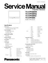 Panasonic TX47P500X Operating instructions