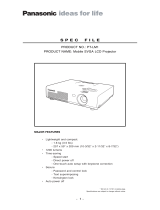 Panasonic PT-LM1U Product Sheet