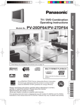Panasonic PV 20DF64 User manual