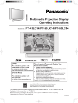 Panasonic PT-50LC14 User manual