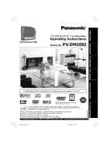 Panasonic PV DM2092 User manual