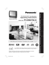 Panasonic PVDM2792K Owner's manual