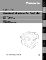 Panasonic DP150FP Operating instructions