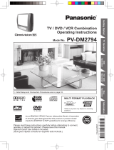 Panasonic PVDF204 - DVD/VCR/TV COM User manual