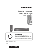 Panasonic DMPBD833EG Owner's manual