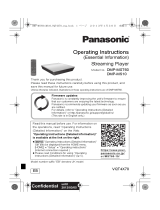 Panasonic DMPMS10EB Operating instructions