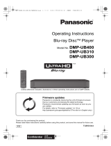 Panasonic DMPUB400EG Operating instructions