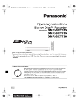 Panasonic DMRBCT730EG Owner's manual