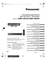 Panasonic DMRUBS80EG Operating instructions