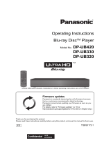 Panasonic DPUB420EG Operating instructions