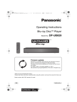 Panasonic DPUB820EB Operating instructions