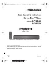 Panasonic DPUB320EB Operating instructions