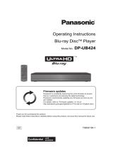 Panasonic DPUB424EG Operating instructions