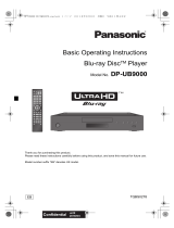 Panasonic DPUB9000EB Operating instructions