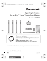 Panasonic SCBTT880EB Owner's manual