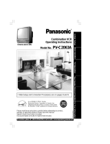 Panasonic PVC2063A Operating instructions