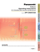 Panasonic DPC322 Operating instructions