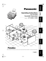 Panasonic UF6300 Operating instructions