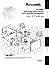 Panasonic UF7100 Operating instructions