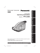 Panasonic PVL353 Operating instructions