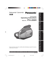 Panasonic PVL552H Operating instructions
