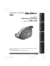 Panasonic VML153 Operating instructions