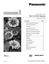 Panasonic NVFJ720AM User manual