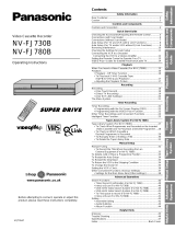 Panasonic nv-fj780b User manual