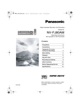 Panasonic NVFJ80AM Operating instructions