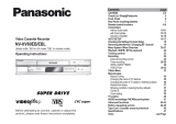 Panasonic NVHV60EB Operating instructions