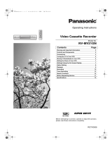 Panasonic NV-MV21GN User manual