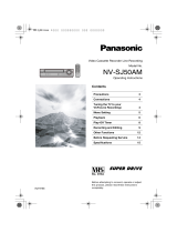 Panasonic NVSJ50AM Operating instructions