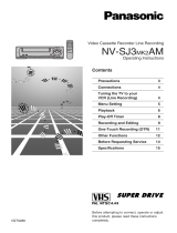 Panasonic NV-SJ3MK2AM Operating instructions