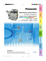 Panasonic DPC264 Operating instructions