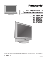 Panasonic TX15LT2X Operating instructions