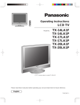 Panasonic TX17LA1F Operating instructions