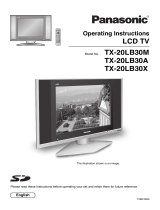 Panasonic TX20LB30M User manual