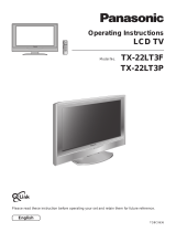 Panasonic TX22LT3F Operating instructions