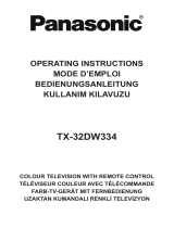 Panasonic TX32DW334 Operating instructions