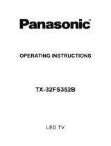 Panasonic TX32FS352B Operating instructions