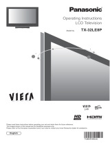 Panasonic TX32LE8P Operating instructions