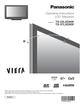 Panasonic TX32LXD85F Operating instructions