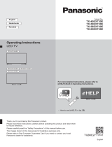 Panasonic TX50EX730E Quick start guide