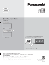 Panasonic TX50EX703E Quick start guide