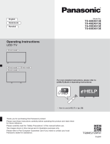 Panasonic TX49EX613E Quick start guide
