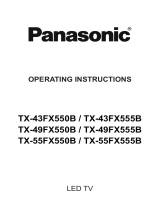 Panasonic TX55FX555B User manual