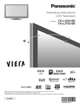 Panasonic TXL37G10E Operating instructions