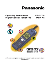 Panasonic EB-GD30 User manual