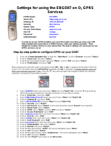 Panasonic EBGD87 User manual